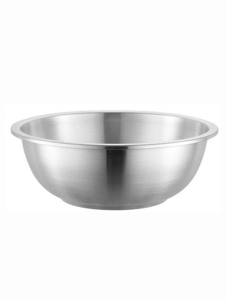 

stainless steel basin 304 thickened salad bowl soup bowl round korean kitchen soup bowl kitchen supplies surface frosted