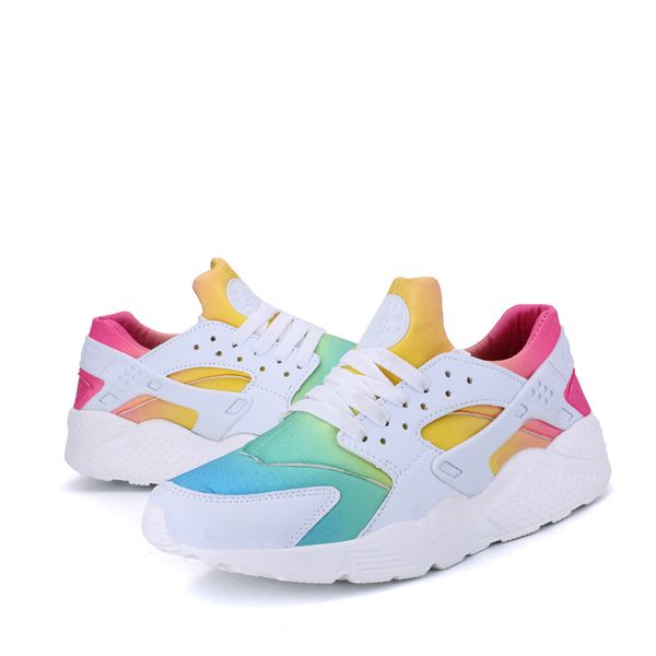 

2018 New Huarache Men Women Sneaker Sneakers Breathable Casual Shoe Huaraches size 36-44 US5.5-9.5 Free Shipping