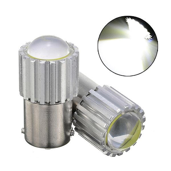 

1 pair 12v 1156 cob led tail light bulbs high brightness 6500-7000k car brake reverse side running turn signal lamps