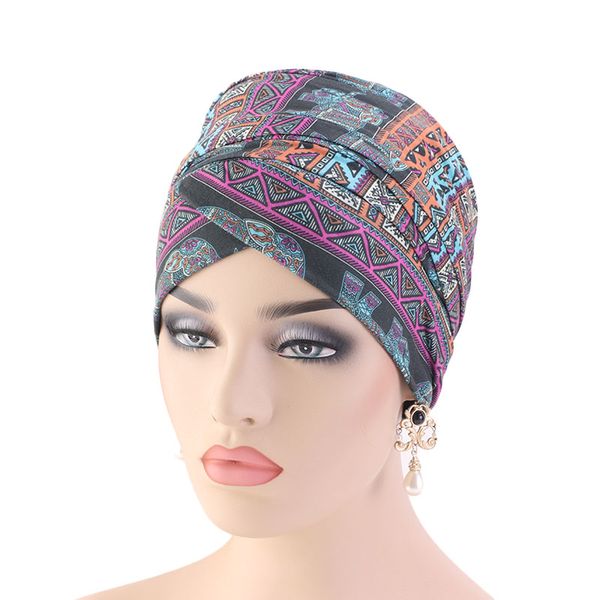 

bohemian style headwrap long headscarf nigerian turban head wrap, Blue;gray