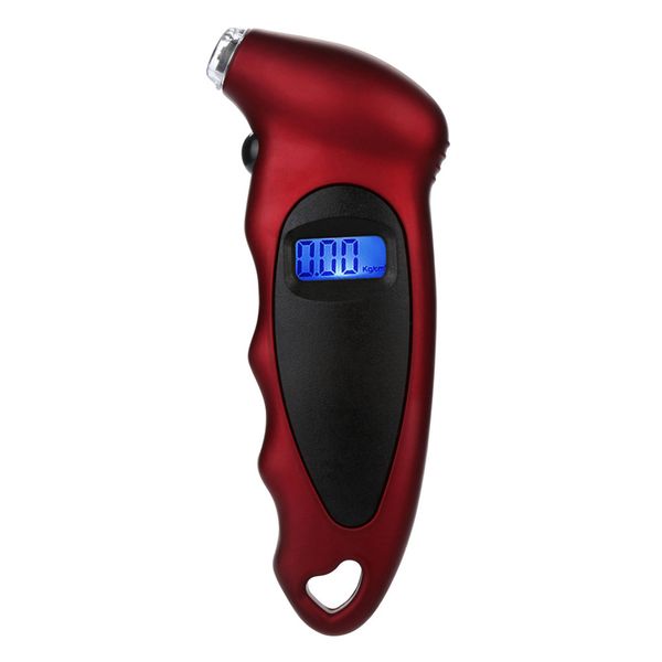 

digital tire pressure gauge lcd backlight auto car motorcycle tire gauge air monitor barometer tyre tester 90718