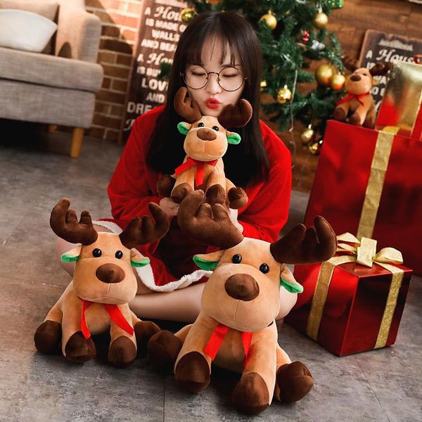 

new elk plush doll christmas gift elk dolls activity promotional gift stuffed animals birthday gift fa3310
