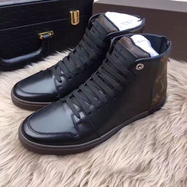 

2020 fashion high-quality casual high-shoes, men's designer comfortable wild shoes, with boxaf