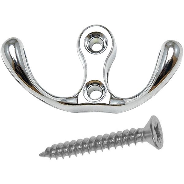 

wall hanger zinc alloy bathroom double hook vintage door robe portable peg clothes