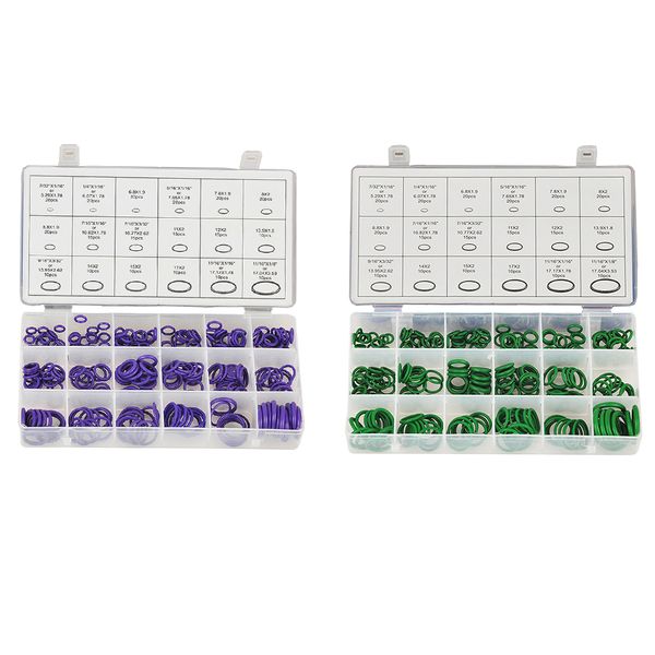 

270pcs car auto vehicle air conditioning rubber o ring seals grommet gasket set tool car repair set rubber rings