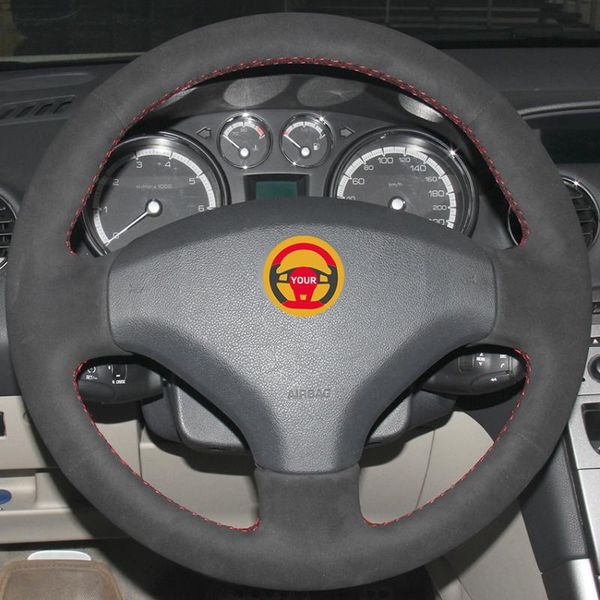 

рулевое управление black suede автомобилей обложка колеса для старых 408 308