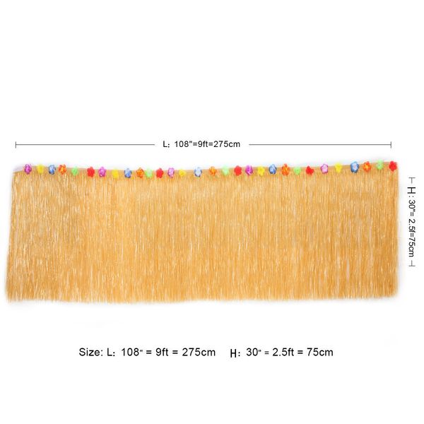 

275*75cm beach wedding party table decoration tablecloth hawaiian hawaii vacation holiday party supplies table cloth