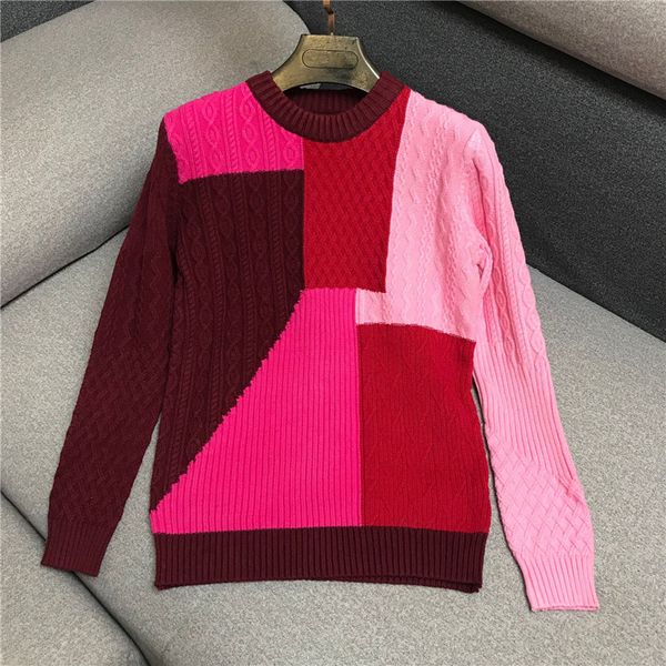 

pullover sweater 2020 new fashion twist stretch slim fit sweater, White;black