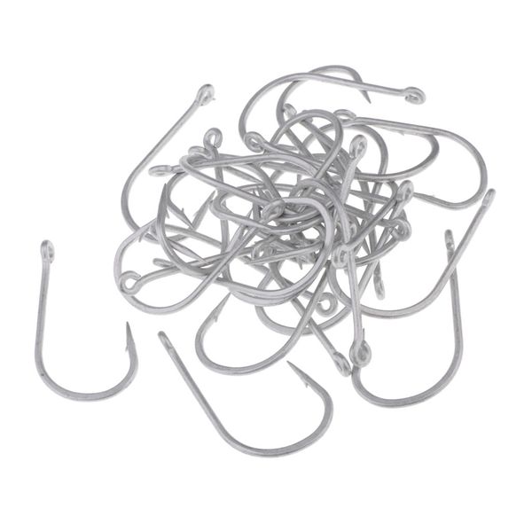 

30pc saltwater fishing hooks crab hooks big game carbon steel sharp hook