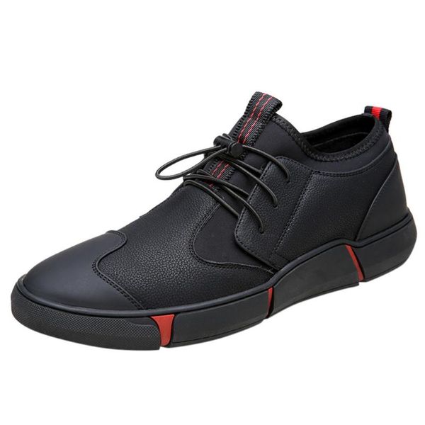 

men shoes casual =non-slip bottom men sneaker shoes fashionable breathable lightweight sneakers vulcanize zapatos hombre, Black
