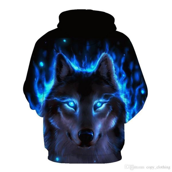 2019 Street Fashion 3d Hooded Blue Wolf Print Sweater New Autumn New Anime Baseball Uniform Hoodie Sweatshirt Sweat Coat Pullover Jackets From Zty006
