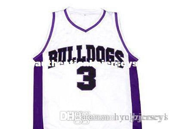

#3 brandon roy garfield bulldogs jersey college basketball jersey stitched embroidery any number and name xs-6xl vest jerseys, Black;blue