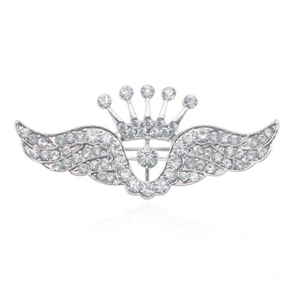 

2020 designer brooch men's brooch college style high-end luxury diamond wings personality personality hipster shirt jacket accessories jewel
