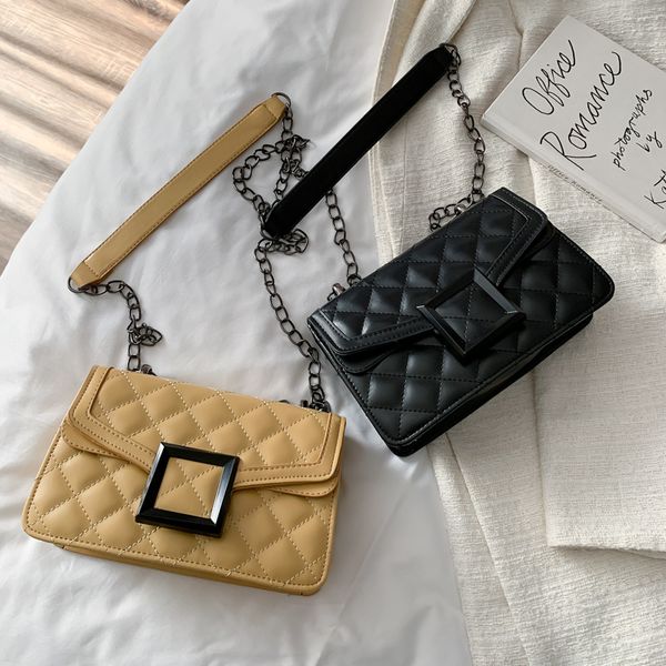 

bag female 2020 new korean version of the small square wild chain shoulder messenger bag fashion casual temperament clutch