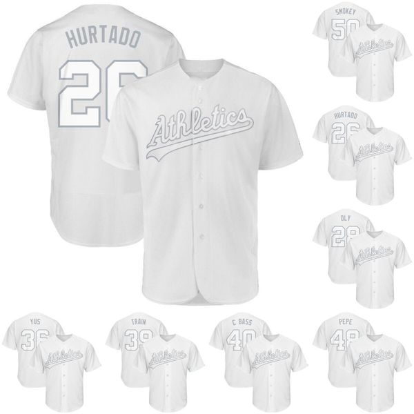 

Oakland Chapman Matt 2019 Players Weekend Athletics Jersey Matt Olson Brett Anderson Yusmeiro Petit Blake Treinen Chris Bassitt Mike Fiers