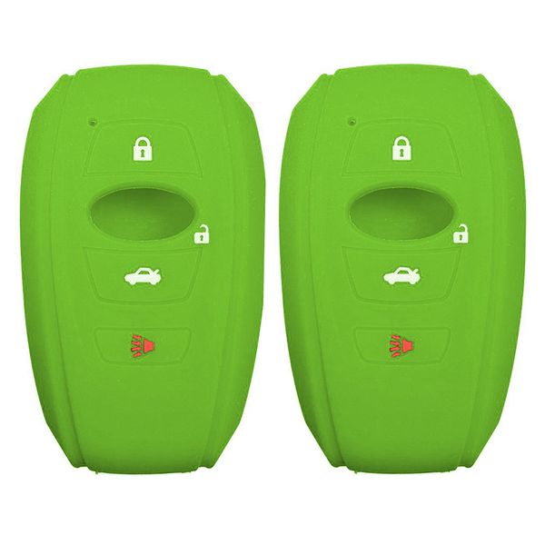 

2pcs 4 buttons soft silicon accessories portable remote control case anti scratch shell protection key fob cover car for