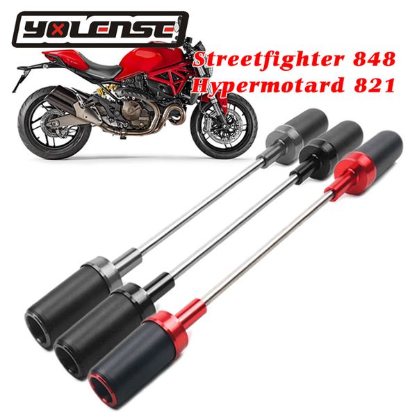 

motorcycle cnc falling protection frame slider fairing guard crash pad protector for streetfighter 848 hypermotard 821
