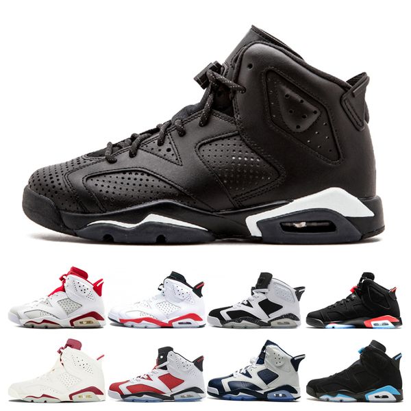 

Top 6 6s Mens Basketball Shoes Black Cat Infrared White Infared Olympic Sport Blue UNC Oreo Alternate 2019 Designer 6s Athletics Sneakers