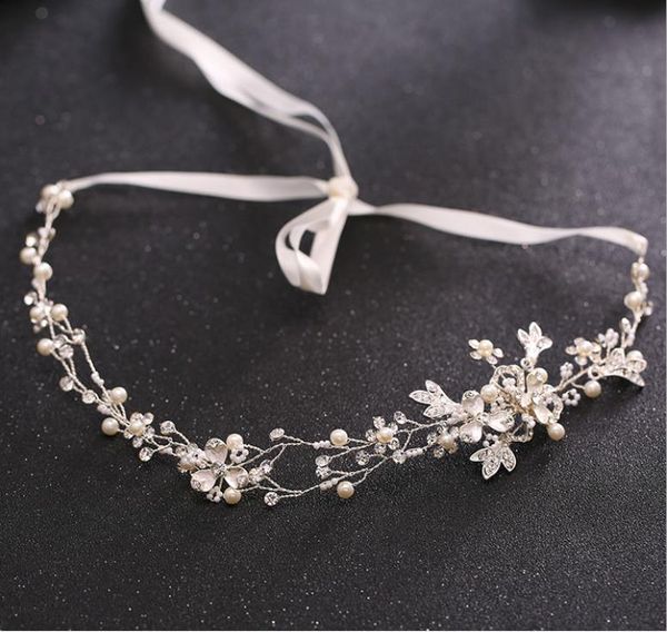 

bridal european headband handmade hair accessories bridal gown accessories bridal headdress, Silver