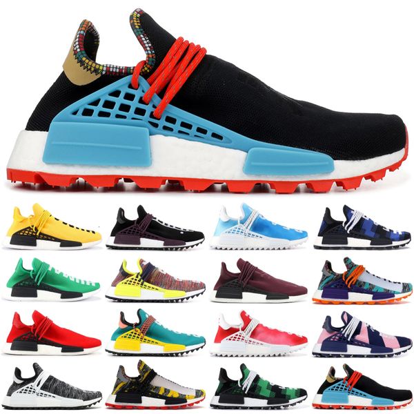 

2020 nmd human race bbc pharrell williams hu women mens running shoes canvas homecoming solar pack mother trainer sport sneaker