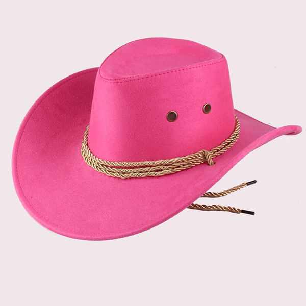 

повседневный складная western широкий край ковбой лето искусственная кожа вс щит hat, Blue;gray