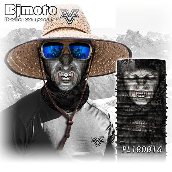 

bjmoto skull bandana windproof face mask motorcycle balaclava scarf ski camo bandana camouflage joker 3d cycling scarf 25%off