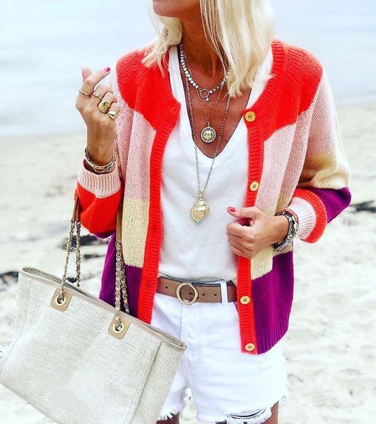 

pink cardigan knitted knit female cardigans ladies women feminino mujer long sleeve woman cardigan sweater winter autumn, White