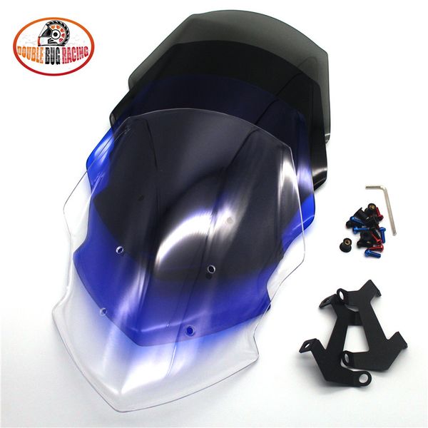 

for 2018-2019 yamaha mt07 fz07 mt-07 fz-07 motorcycle accessories 4 color windshield windscreen wind deflector visor viser