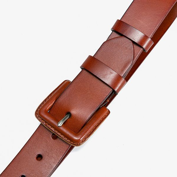 

brand genuine leather pin buckle vintage casual men belt red brown cowbody jeans belt strap, Black;brown