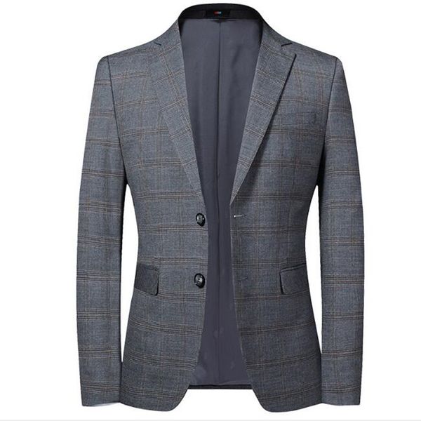 

новые высокого качество бизнес мужчина blazer повседневных пиджаки мужчина популярного дизайн мужчина платье костюм куртка plaid blazer, White;black