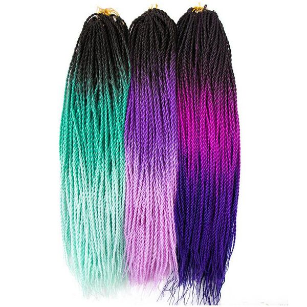 

Xiuyuan hair ynthetic ombre kanekalon braiding hair enegale e twi t crochet braid hair exten ion 24inch 30 root pack
