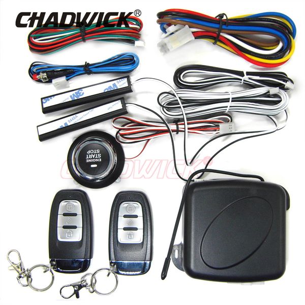 

car engine start button chadwick 886 car keyless entry remote control start-spush button anti-theft system remote starter