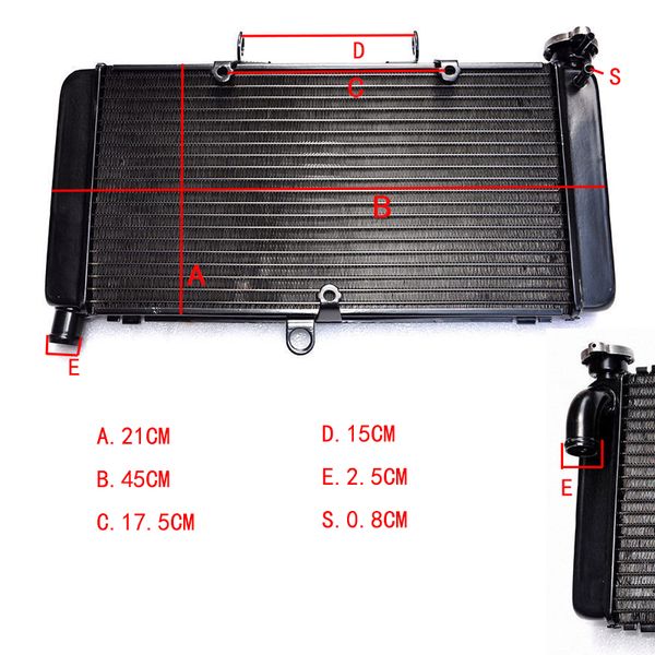 

for cbr900rr a ac cbr900 rr 1993-1995 motorcycle engine radiator aluminium motor bike replace part cooling cooler