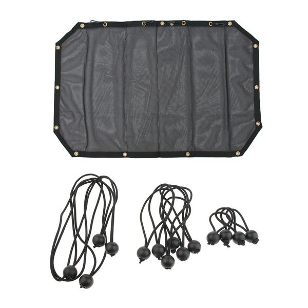 

black 2/4 door sun shade eclipse cover roof mesh auto replacement
