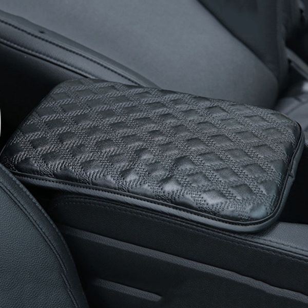 Car Armrest Mat Auto Interior Armrests Storage Box Mats Leather Storage Box Carpet Protector Automobiles Accessories Car Styling Cars With Nice