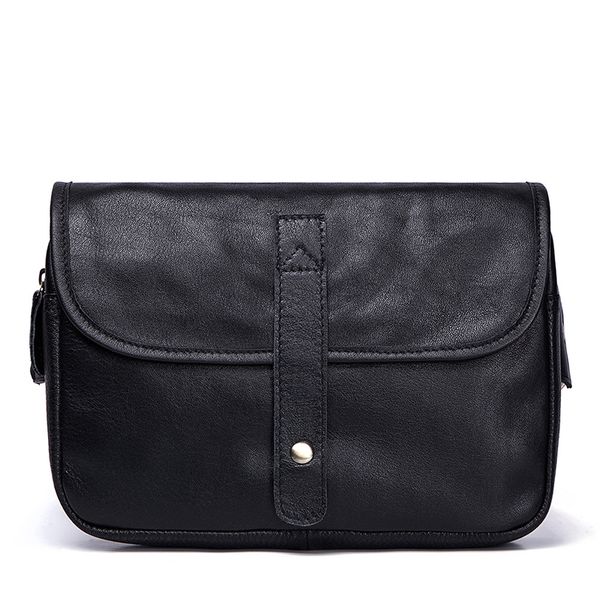 

genuine leather men's waist packs new men crossbody bag casual waist pack belt bag
