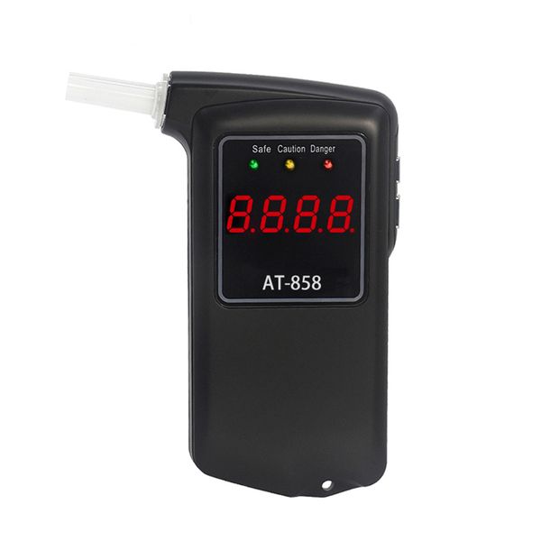 

portable alcohol tester breathing high-precision blowing check alcohol concentration led breathalyzer