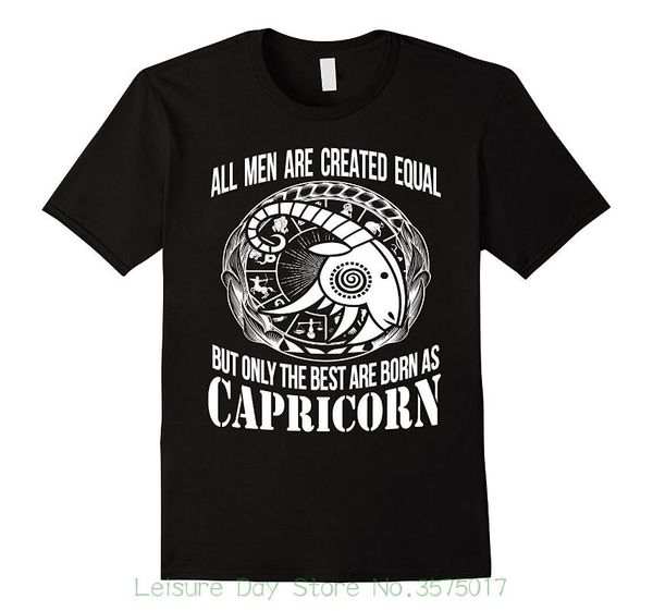 

o-neck fashion casual print t shirt capricorn men tshirt, White;black