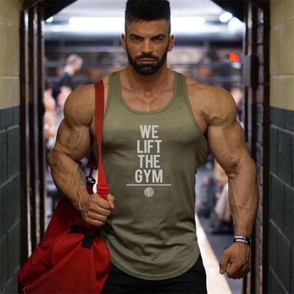 2020 New Fashion Brand Fitness Bodybuilding Racerback Tank Tops