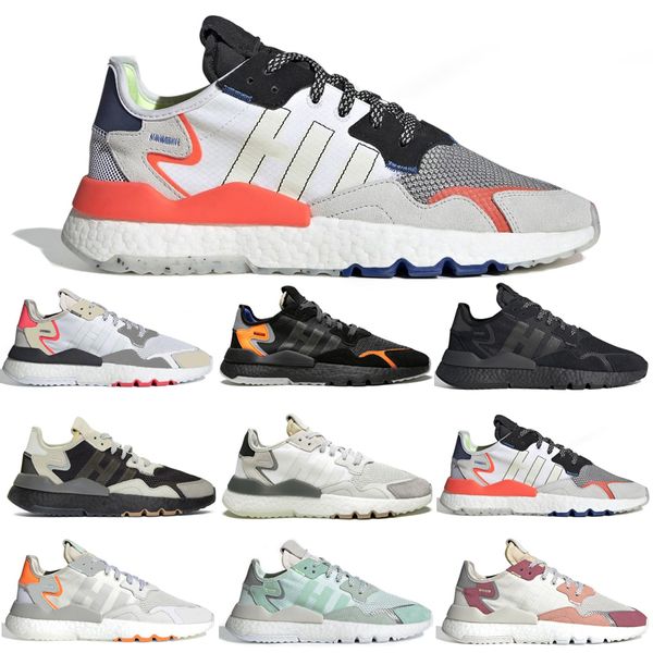 

Nite Jogger Running Shoes 3M Reflective Triple Core Black Grey Pink Women Mens Traner Fashion Designer Athletic Sports Sneakers 36-45