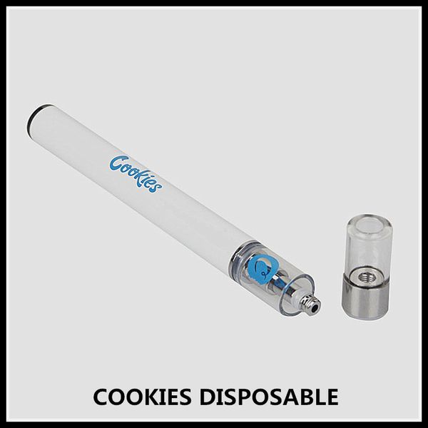 

COOKIES DISPOSABLE опорожнить VAPE PENS комплект с 350mAh Аккумулятор 0.5ml стекла E сигареты Ceramic Coil густого масла Картриджи Данк Vapes Smartbud