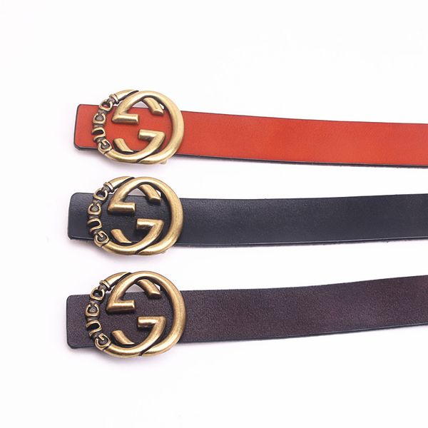 

2020 mens luxury designer belts 3colors for women straps leather business belts women big gold buckle high quality, Black;brown