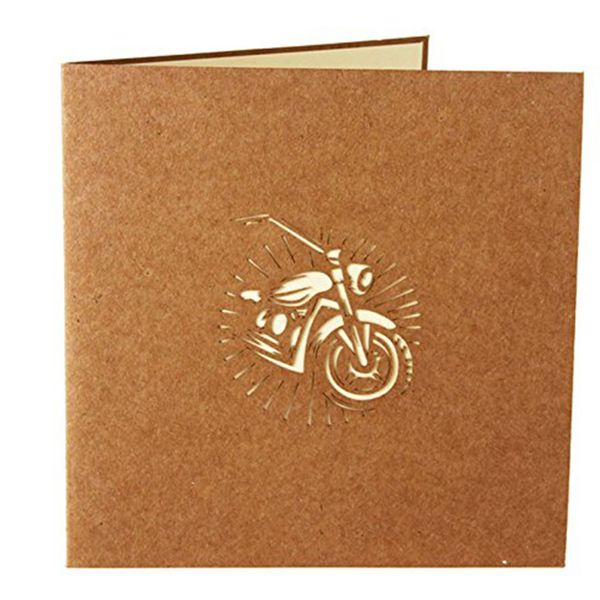 

greeting cards handmade 3d up motorcycle greeting card birthday merry christmas easter thank you christmas gift card 15*15cm