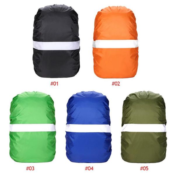 

adjustable waterproof dustproof backpack bag reflective dust rain cover