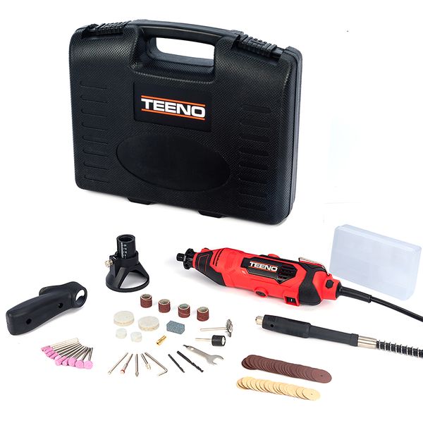 

teeno 135w electric engraving mini drill polishing machine variable speed rotary tool with 80pcs power tools accessories