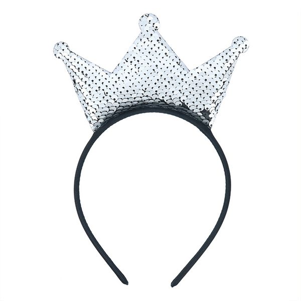 Cute Imperial Crown Style Sequins Hair Bows Hair Accessories For