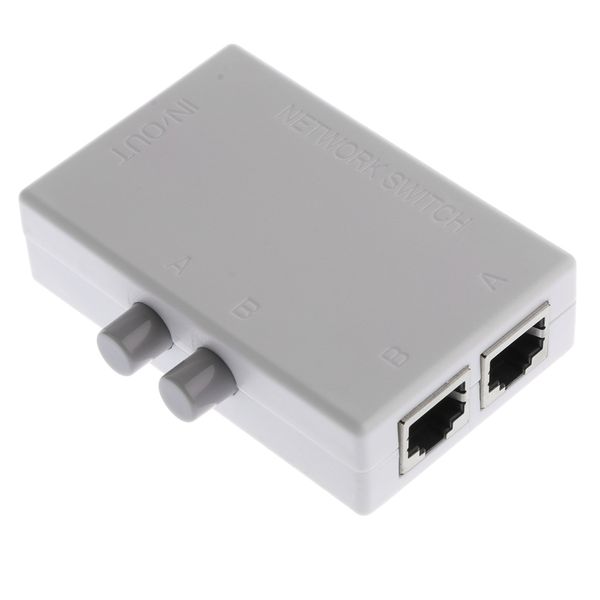 

rj45 2 порта внешнего нажмите боттон сетевой коммутатор rj45-2m для портативных пк