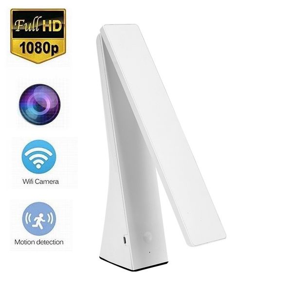 

hd 1080p led table lamp camera wireless wifi eye protection led lamp ip camera motion detection dvr home security camera