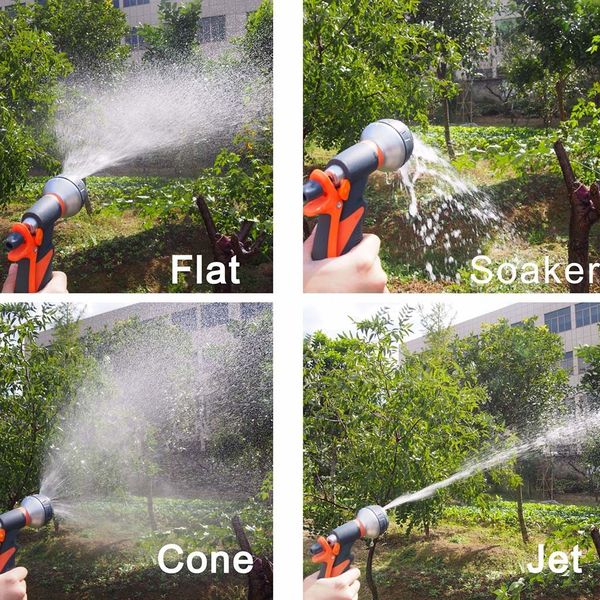 

garden hose nozzle watering spray high pressure sprinkler adjustable patterns multifunctional car wash water spray gun set