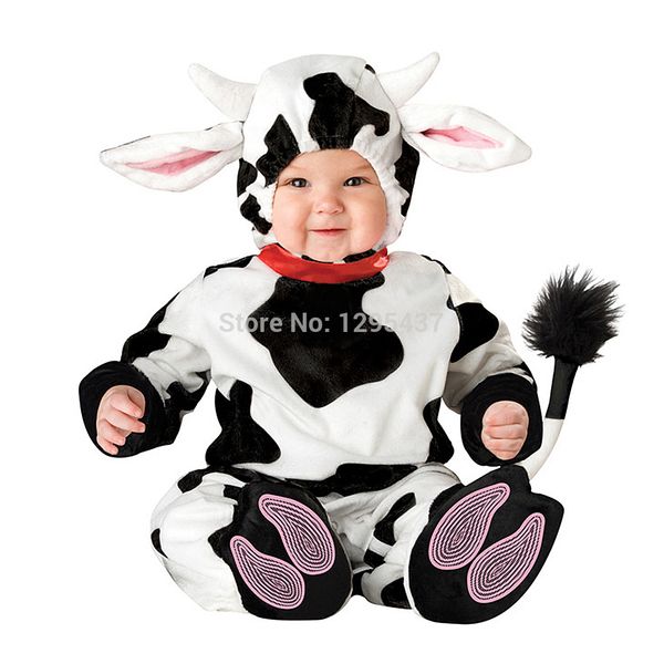 

new infant toddler baby boys girls cute cow halloween dress up cosplay outfits purim holiday costume, Blue